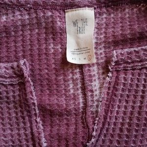 Free people belled sleeve top